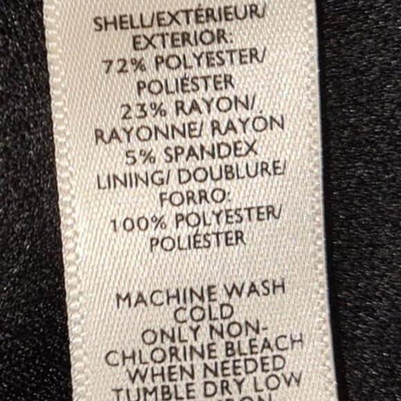 LOFT NWT Petite Navy Faux Wrap Skirt - Picture 4 of 4